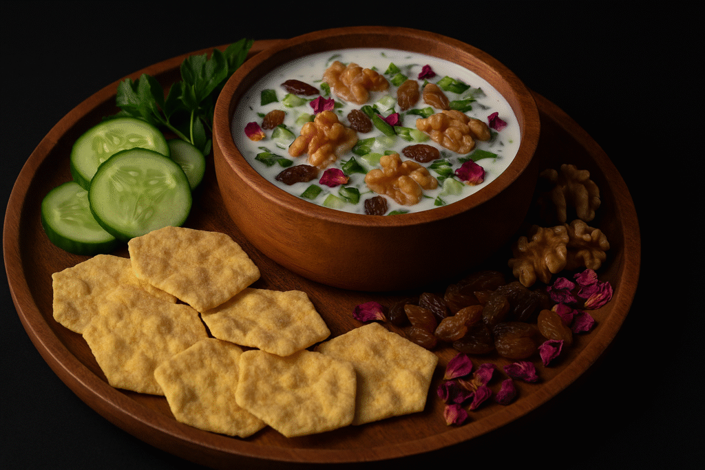 پیشنهاد کریسپی با ماست و آب دوغ خیار